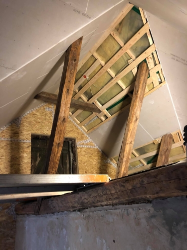 Renovering af loft i Tønder